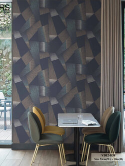 วอลเปเปอร์สไตล์โมเดิร์นลายลูกบาศ์ก VDI2-B38
