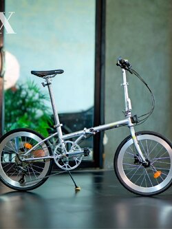 BACKER : DIEGO X จักรยานพับได้ เฟรมโครโมลี่ ตีนผี Shimano Tiagra 10 สปีด ดิสเบรกน้ำมัน