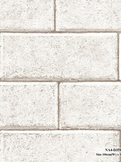 วอลเปเปอร์ลายอิฐ สีน้ำตาลอ่อน NA4-D35W