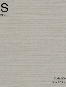 วอลเปเปอร์เทกเจอร์เส้นด้ายแนวนอนพื้นสีน้ำตาล BO-B51