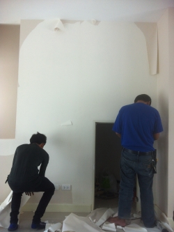 ติดวอลเปเปอร์ บ้านกลางเมือง พระราม9