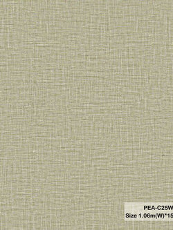 วอลเปเปอร์ลายผ้า สีน้ำตาลปนเหลือง PEA-C25W