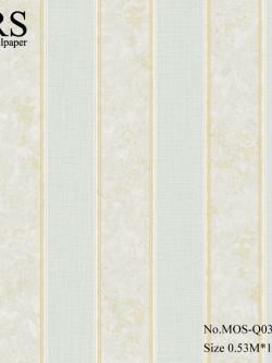วอลเปเปอร์ลายทางแนวคลาสสิค วินเทจ MOS-Q03