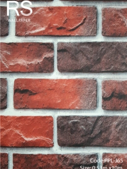 วอลเปเปอร์ลาย อิฐแดง PPL-J65