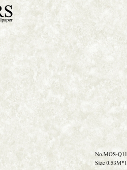 วอลเปเปอร์ลายปูนเปลือยโทนสีน้ำตาลอ่อนมีกลิตเตอร์สีเงิน MOS-Q11