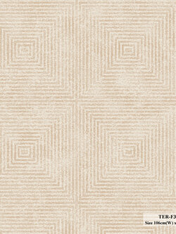 วอลเปเปอร์สไตล์โมเดิร์นกราฟฟิค สีน้ำตาลทอง TER-F37W