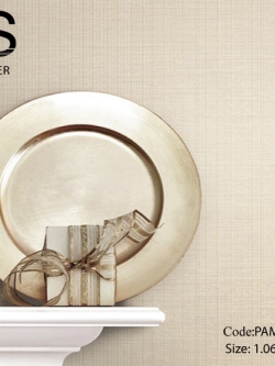 วอลเปเปอร์เส้นสีครีมเข้ม PAMO2-M19W