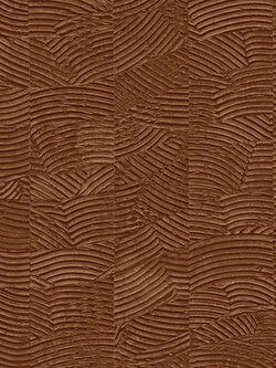 วอลเปเปอร์สไตล์โมเดิร์น สีน้ำตาลส้ม NOV-F48W