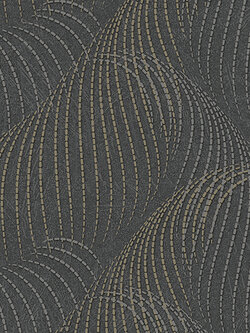 วอลเปเปอร์สไตล์โมเดิร์น สีเทาเข้ม NOV-F26W