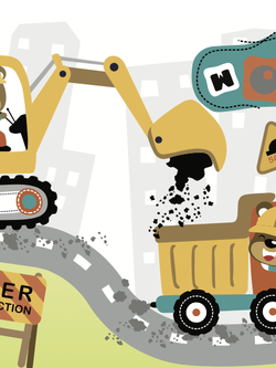 วอลเปเปอร์ห้องเด็ก ลายการ์ตูน (สั่งผลิต)