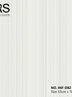 วอลเปเปอร์ลายเส้นสีขาวปนม่วง INF-D82