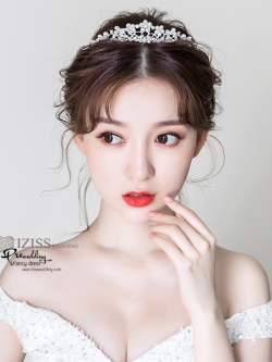 AC019 **พรีออเดอร์**ชุดเทียร่า มงกุฎเพชร ชุดเครื่องประดับเจ้าสาวสวยหรูดุจเจ้าหญิง