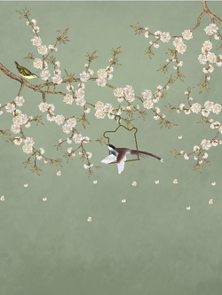 วอลเปเปอร์ภาพดอกไม้ (สั่งผลิต)