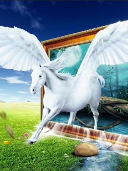 วอลเปเปอร์ เสริมฮวงจุ้ย ภาพรูปม้า 003