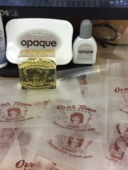 ตรายางปั๊มพลาสติก ตราปั๊มใส ตรายางปั๊มบรรจุภัณฑ์