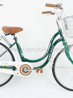 จักรยาน แม่บ้าน Wci ล้อ 24" สีเขียว