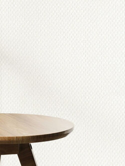 วอลเปเปอร์ลายผ้า สีพื้นขาวครีม COW-C02W