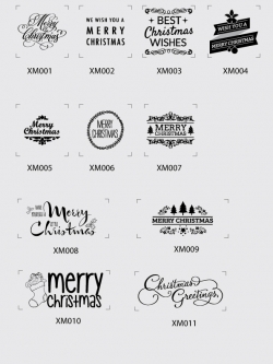 ตราปั๊ม merry christmas