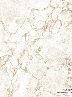 วอลเปเปอร์ลายหินอ่อน สีน้ำตาลอ่อน NA4-D24W