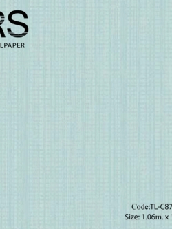 วอลเปเปอร์เทกเจอร์รูปสี่เหลี่ยมผืนผ้าพื้นสีฟ้าอมเขียว TL-C87W
