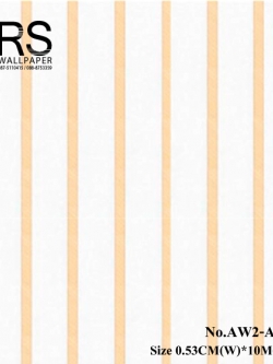 วอลเปเปอร์ ลายทางลง คลาสสิค หรู พื้นขาว ลายสีทอง มีกลิเตอร์ วิ้งๆ AW2-A25