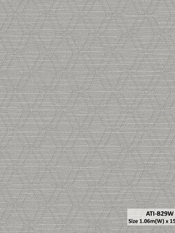 วอลเปเปอร์สไตล์โมเดิร์น ลายตาข่ายเล็ก สีเทาเข้ม ATI-B29W