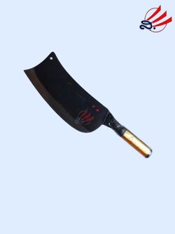 มีดหมูอ๊อก Aดีเด่นดำ 3"