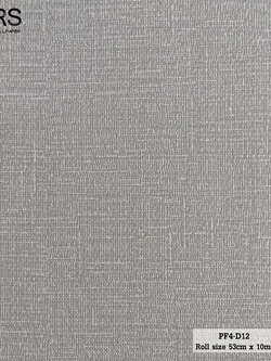 วอลเปเปอร์ สีน้ำตาลลายผ้า PF4-D12