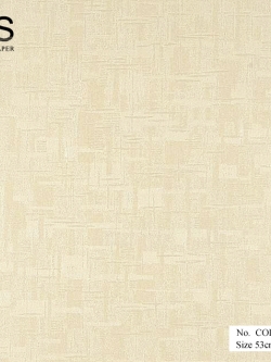 วอลเปเปอร์ มีเทกเจอร์ สีครีม No.COL-B30