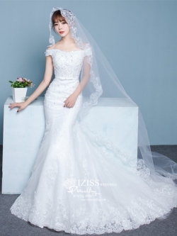 BR297 **พรีออเดอร์**ชุดแต่งงาน&ชุดเจ้าสาวแบบยาวสีขาวเกรดพรีเมี่ยม หรูหราน่ารัก สวยโดดเด่นไม่ซ้ำใคร