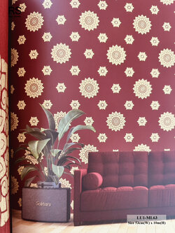 วอลเปเปอร์ลายไทยห้องพระ LU1-ML63