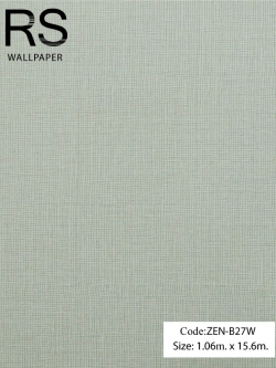 วอลเปเปอร์เทกเจอร์ตารางเล็กสีเขียวแก่พื้นสีโทนเขียว ZEN-B27W