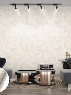 วอลเปเปอร์ลายหินอ่อน สีชมพู FSK-J64