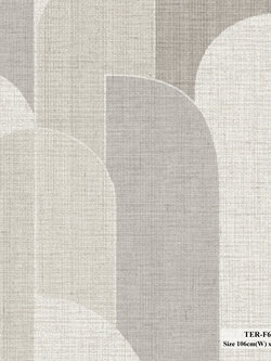 วอลเปเปอร์สไตล์โมเดิร์นสีเทาน้ำตาล เทกเจอร์ลายสาน TER-F68W