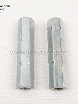 ที่พักเท้าจักรยาน ที่วางเท้าจักรยาน เหล็กชุบ