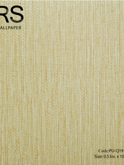 วอลเปเปอร์เทกเจอร์เส้นผ้าพื้นโทนสีทองอมแกมสีขาว PU-Q19