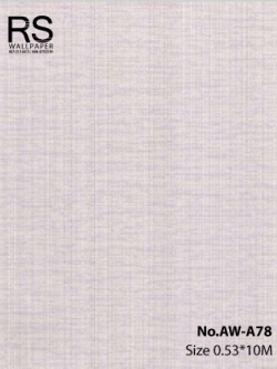 วอลเปเปอร์สีม่วงอ่อน มีลายในตัว No.AW-A78