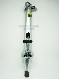 คอรถจักรยานพับ สีเงิน