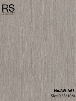 วอลเปเปอร์สีเทาอมน้ำตาล มีลายในตัว No.AW-A63