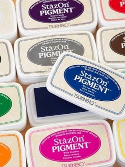หมึกรุ่นพิกเมนท์ stazon pigment