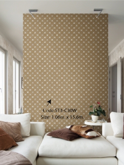 วอลเปเปอร์ลายวงกลมสไตล์โมเดิร์น ST3-C30W