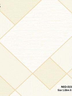 วอลเปเปอร์ สไตล์โมเดิร์น สีครีมทอง NEO-D21W