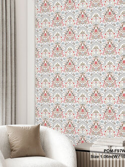 วอลเปเปอร์ลายดอกไม้วินเทจ POM-F97W