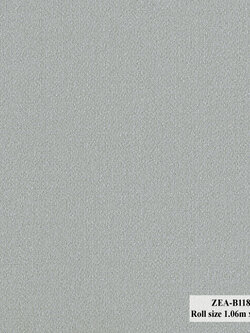 วอลเปเปอร์ลายผ้า พื้นสีเทาฟ้า ZEA-B118W