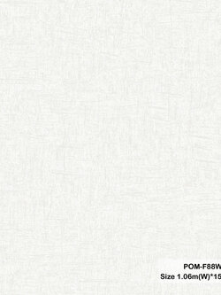 วอลเปเปอร์ สีเทาอ่อนอมขาว POM-F88W