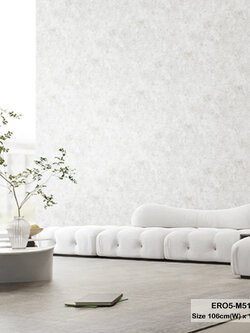 วอลเปเปอร์ลายปูนเปลือยคอนกรีต สีเทาปนเงิน ERO5-M51W