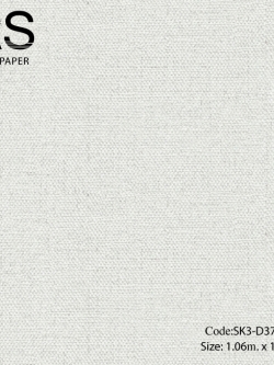 วอลเปเปอร์เทกจอร์พื้นเรียบสีขาวแกมเทา SK3-D37W