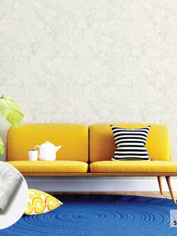 วอลเปเปอร์ลายหินอ่อน สีครีมคลิปทอง FSK-J68