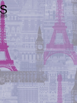 วอลเปเปอร์ ลายตึก SIL-S22