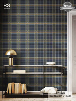 วอลเปเปอร์ลายสก๊อต BTH-B61